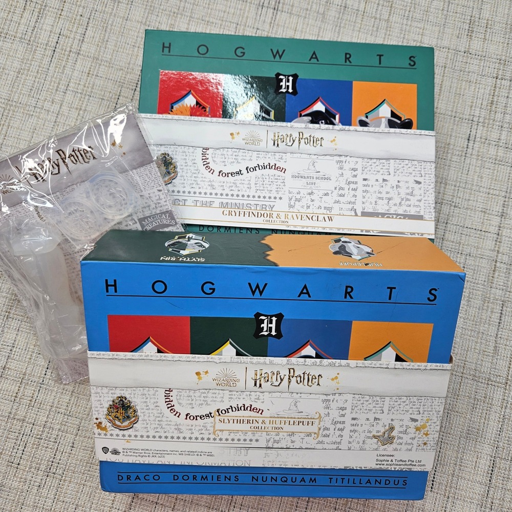 NEW Harry Potter Sophie & Toffee Craft Box Set Slytherin Hufflepuff‎ Gryffindor